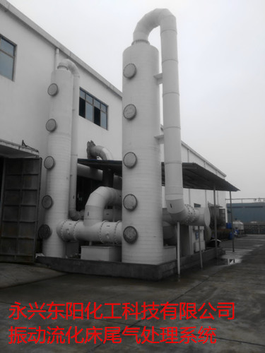 廠區環境-流化床尾氣處理系統 廠區環境-流化床尾氣處理系統
